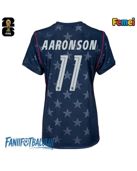 Statele Unite Brenden Aaronson #11 Echipament de Fotbal Replică Mondial 2026 Femei Deplasare
